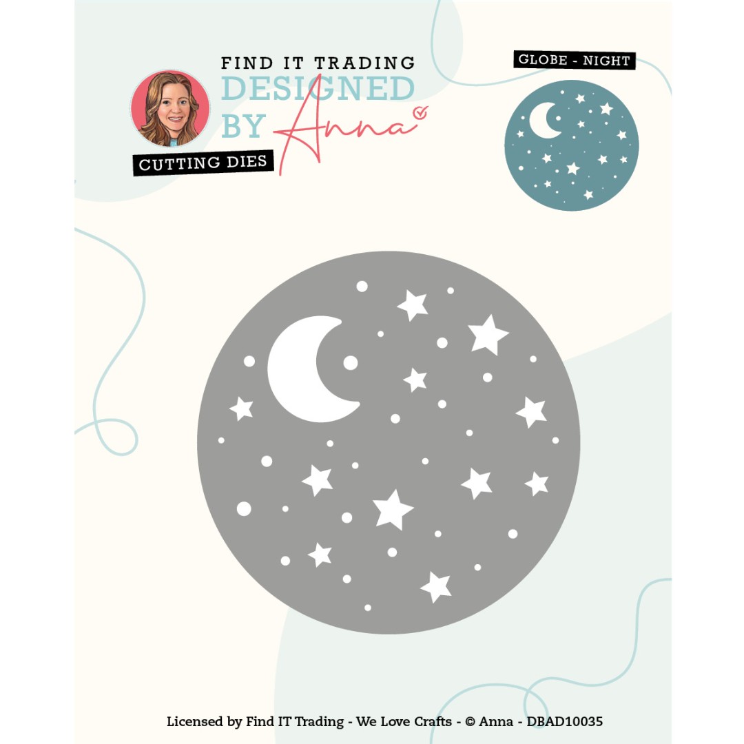 Designed by Anna - Mix and Match Cutting Dies - Globe Night Designed by Anna - Mix and Match Cutting Dies - Globe Night