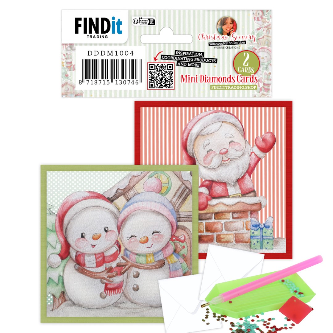 Dotty Designs Mini Diamond Cards set - Christmas Scenery Dotty Designs Mini Diamond Cards set - Christmas Scenery