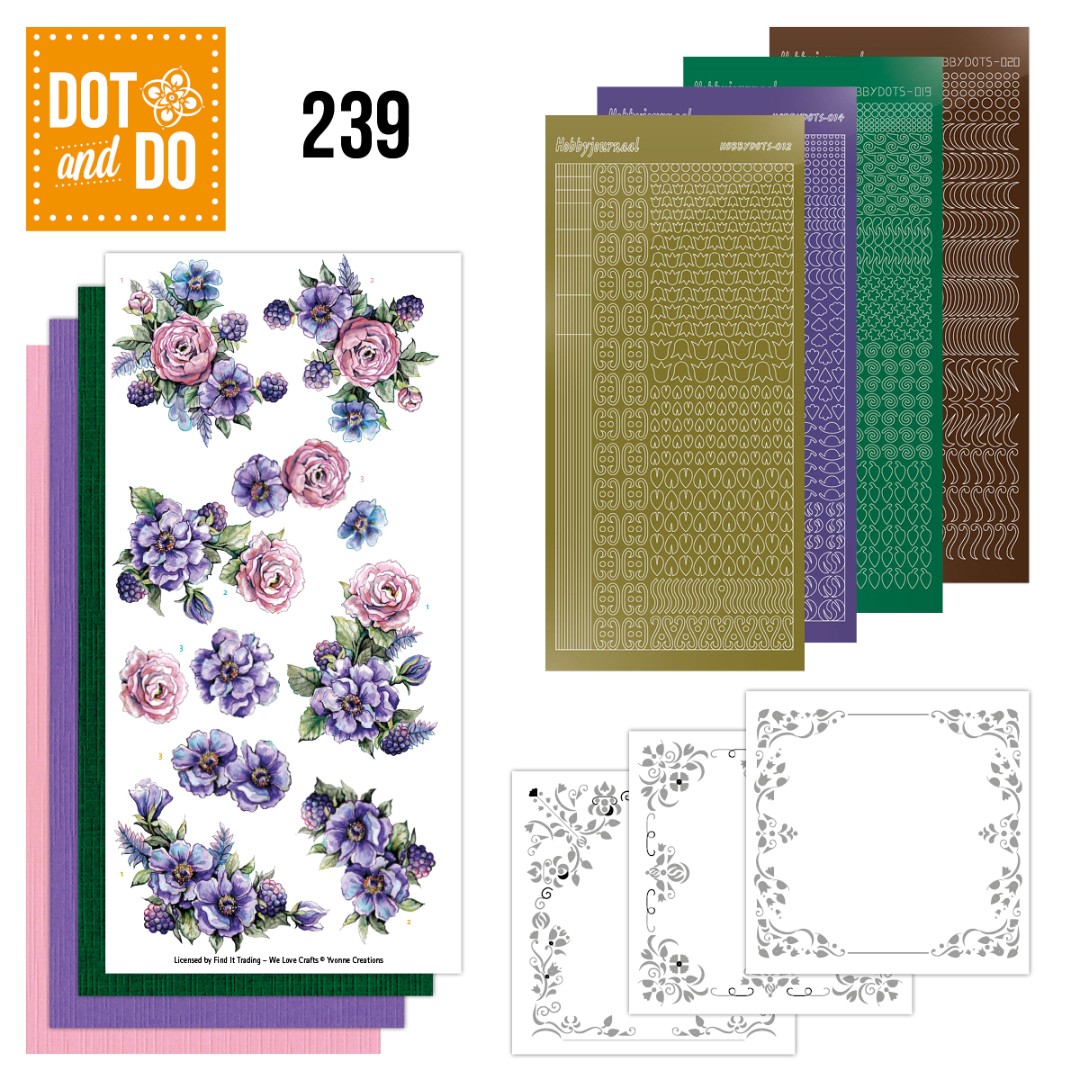 Dot and Do 239 - Yvonne Creations - Very Purple Dot and Do 239 - Yvonne Creations - Very Purple