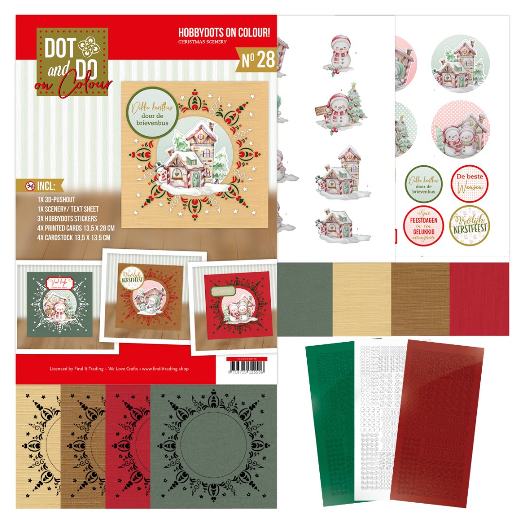 Dot and Do on Colour 28 - Yvonne Creations - Christmas Scenery Dot and Do on Colour 28 - Yvonne Creations - Christmas Scenery