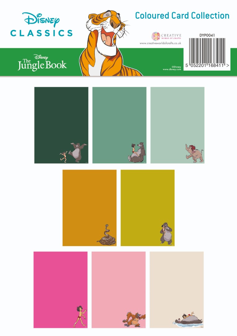 The Jungle Book - Coloured Card A4 Pack