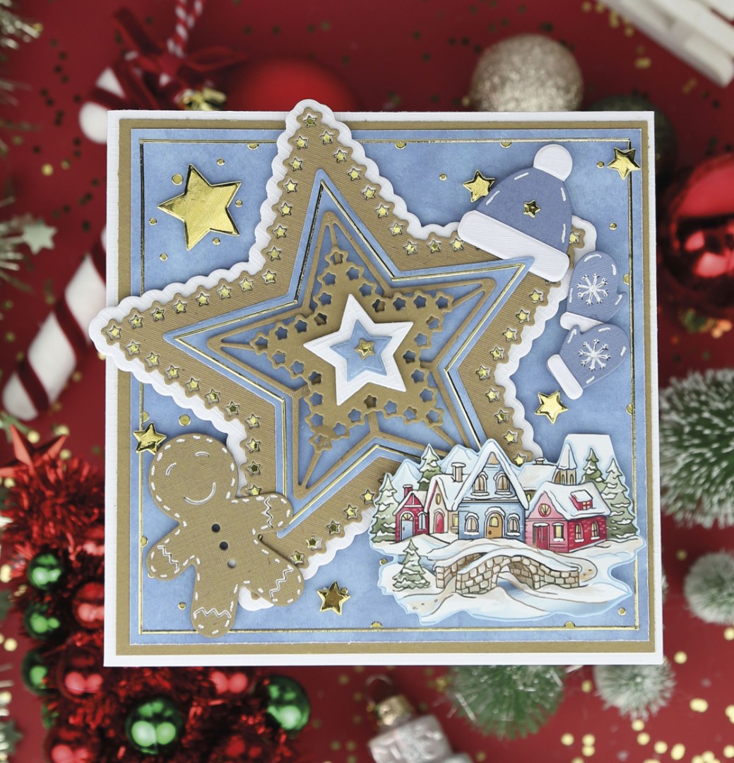 3D Push-Out - Yvonne Creations - Santa's Journey - Village