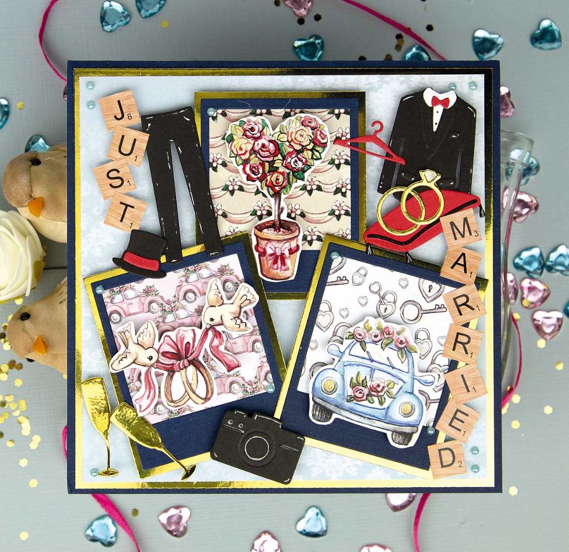 Cutting Sheet - Yvonne Creations - Wedding Time - Small Elements A