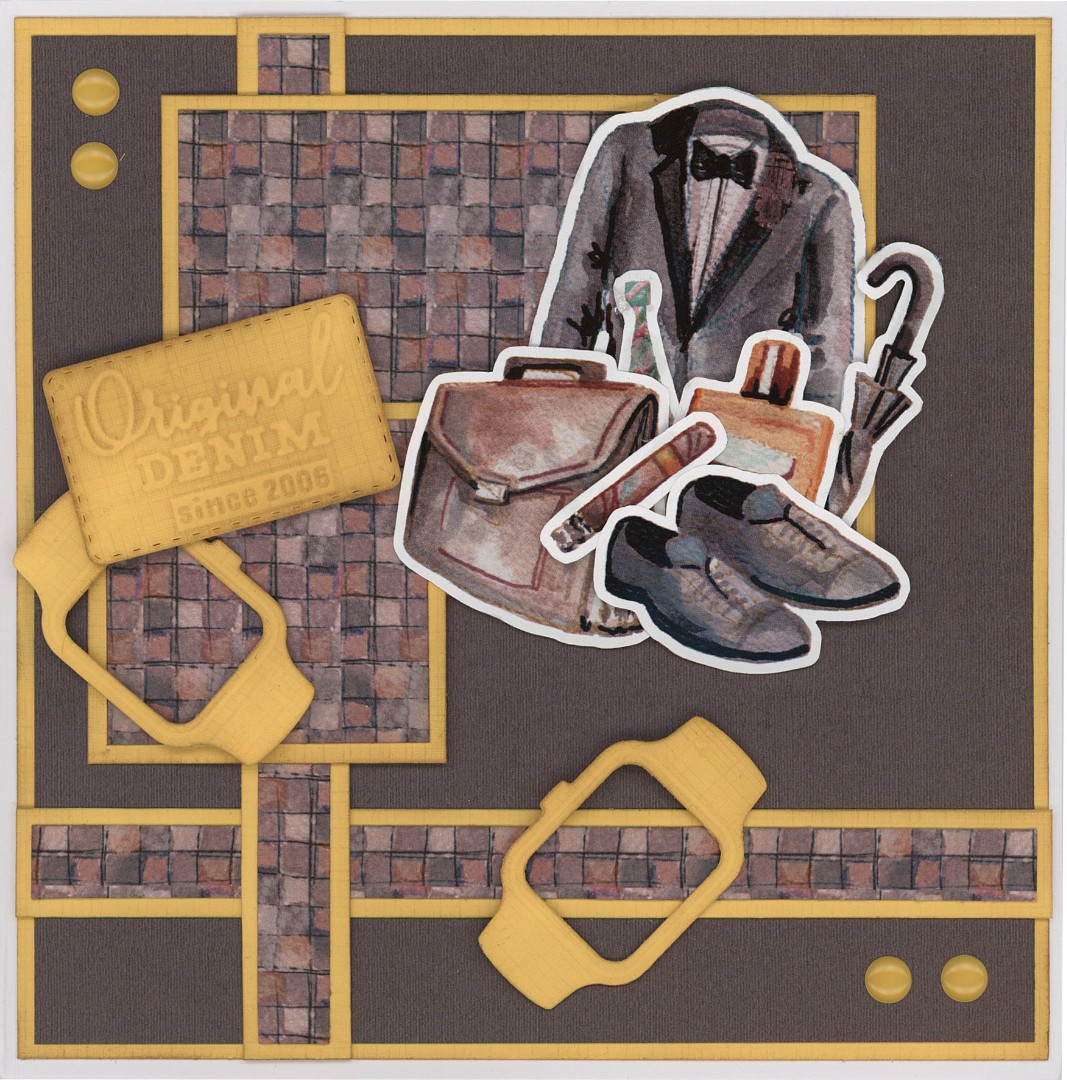 Cutting Sheet - Yvonne Creations - Men in Style - Small Elements A