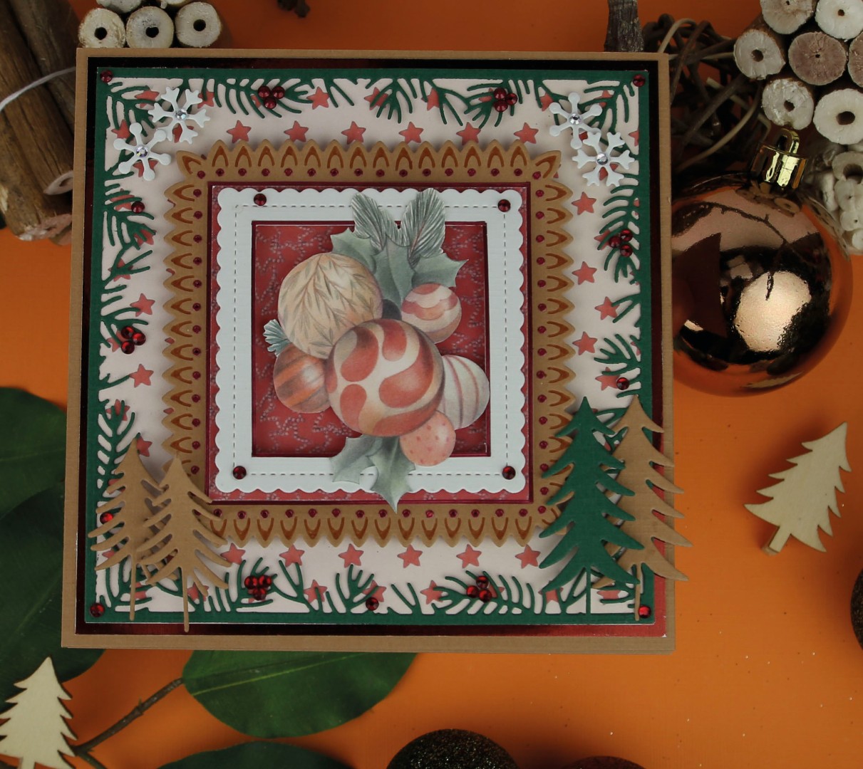 Paperpack - Jeanine's Art - wooden Christmas