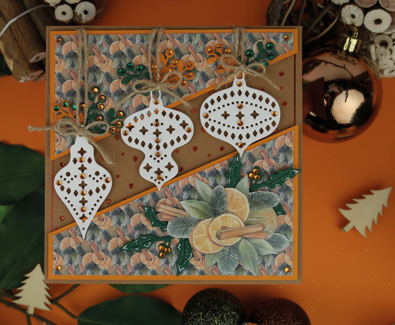 Paperpack - Jeanine's Art - wooden Christmas