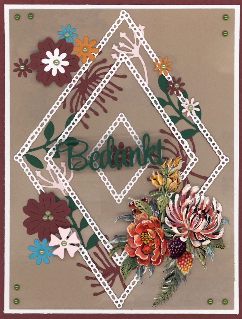 3D Push Out - Amy Design - Botanical Garden - Colorful Flowers