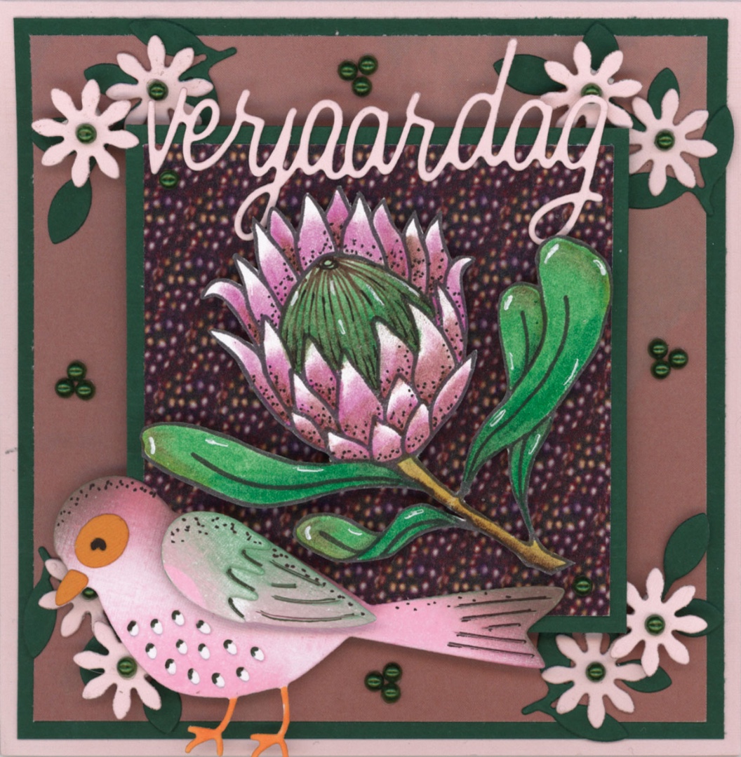 Protea - Clear Stamp - Card Deco Essentials