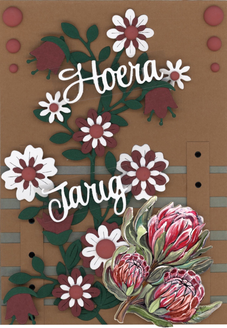 3D Cutting Sheets - Amy Design - Botanical Garden - Red Protea