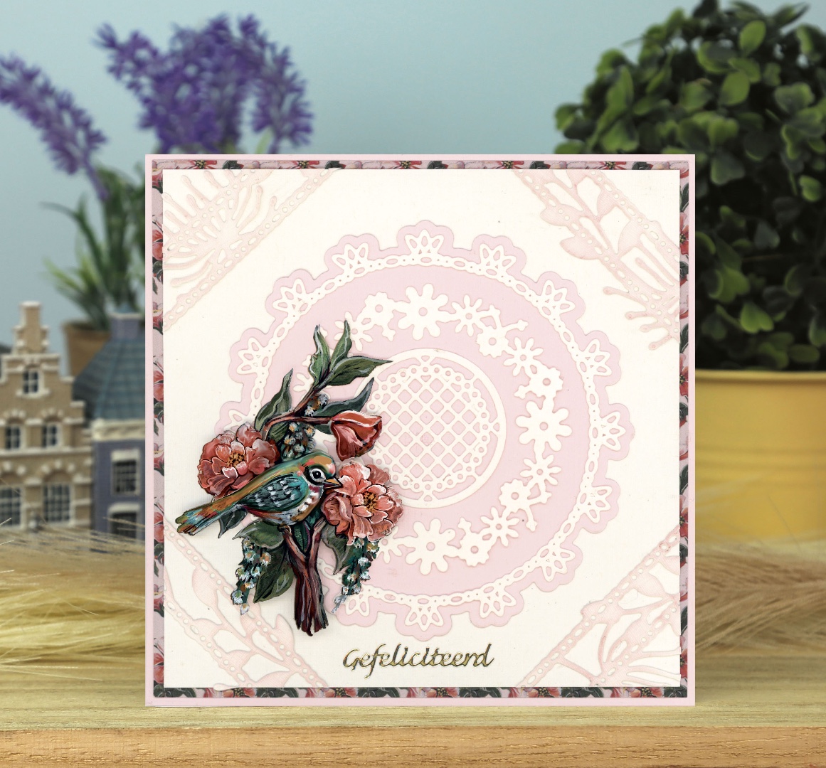 3D Push Out - Amy Design - Botanical Garden - Colorful Birds