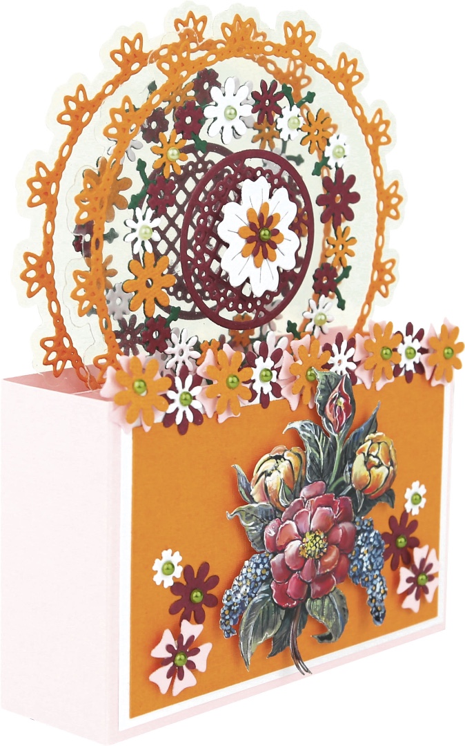 3D Push Out - Amy Design - Botanical Garden - Red Protea