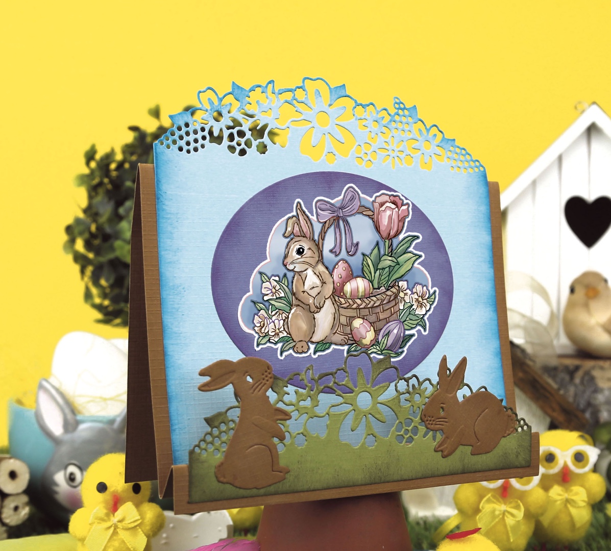 3D Cutting Sheets - Yvonne Creations - Easter Bunny