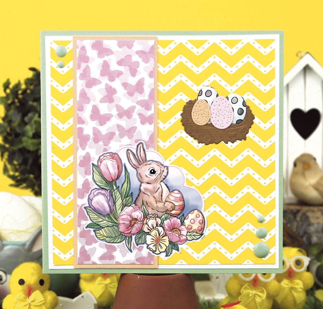 3D Cutting Sheets - Yvonne Creations - Easter Bunny