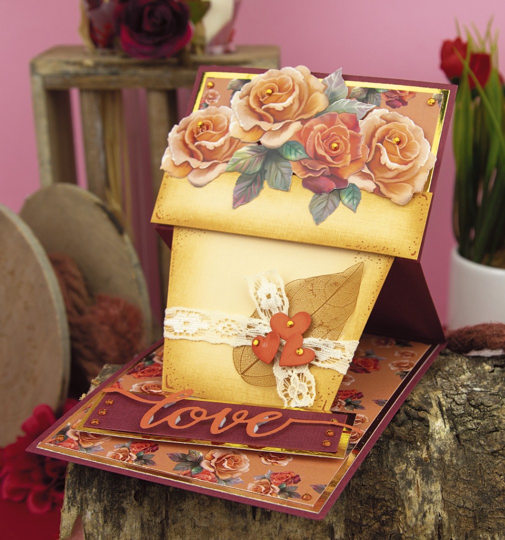 3D Cutting Sheets - Amy Design - Roses Are Red - Roses