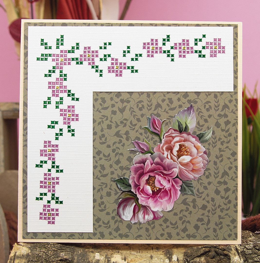 3D Cutting Sheets - Amy Design - Roses Are Red - Peonies