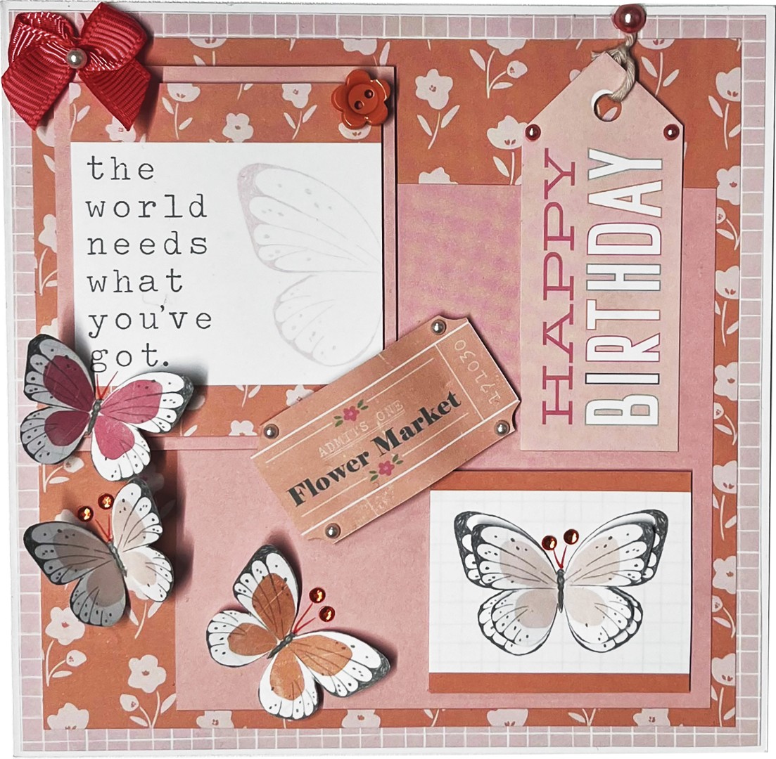 The Paper Boutique Lovely Days 8x8 Colour Card Pack