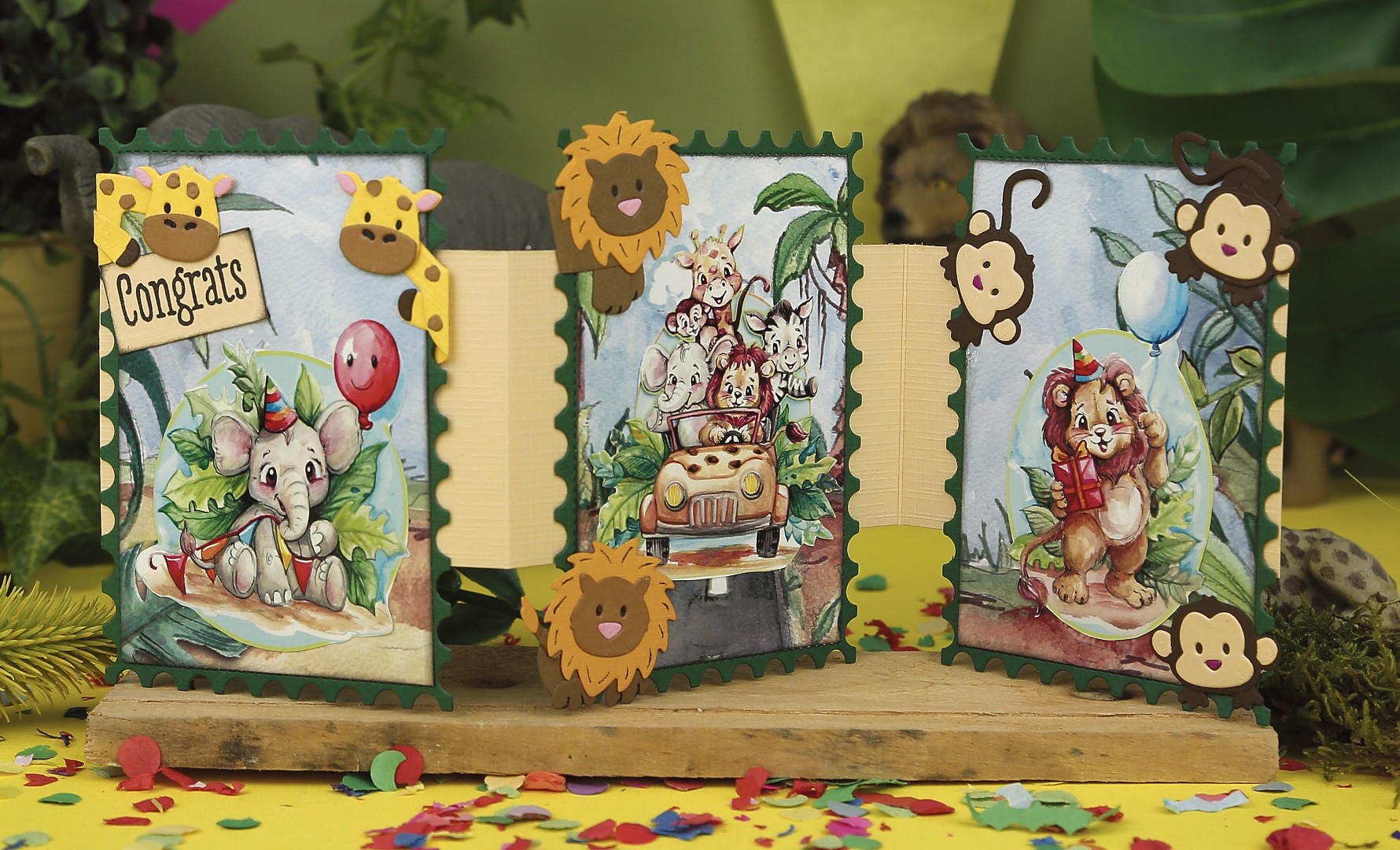 Dies - Yvonne Creations - Jungle Party - Jungle Accessories