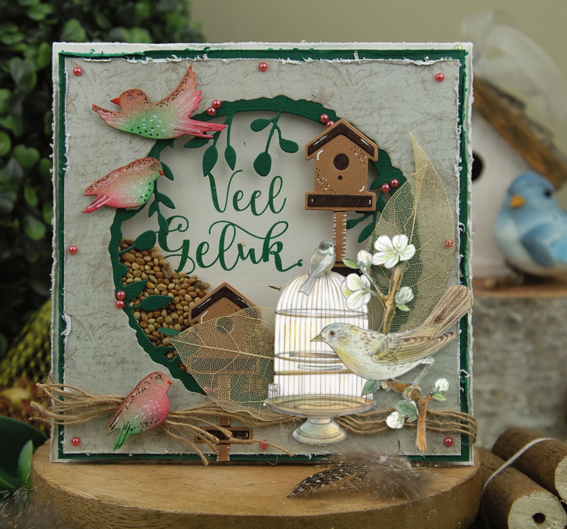 Dies - Jeanine's Art - Vintage Birds - Birds Circle