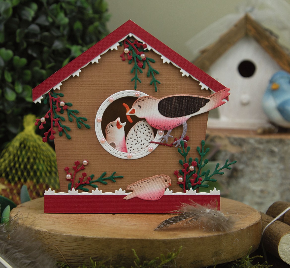 Dies - Jeanine's Art - Vintage Birds - Bird's Nest