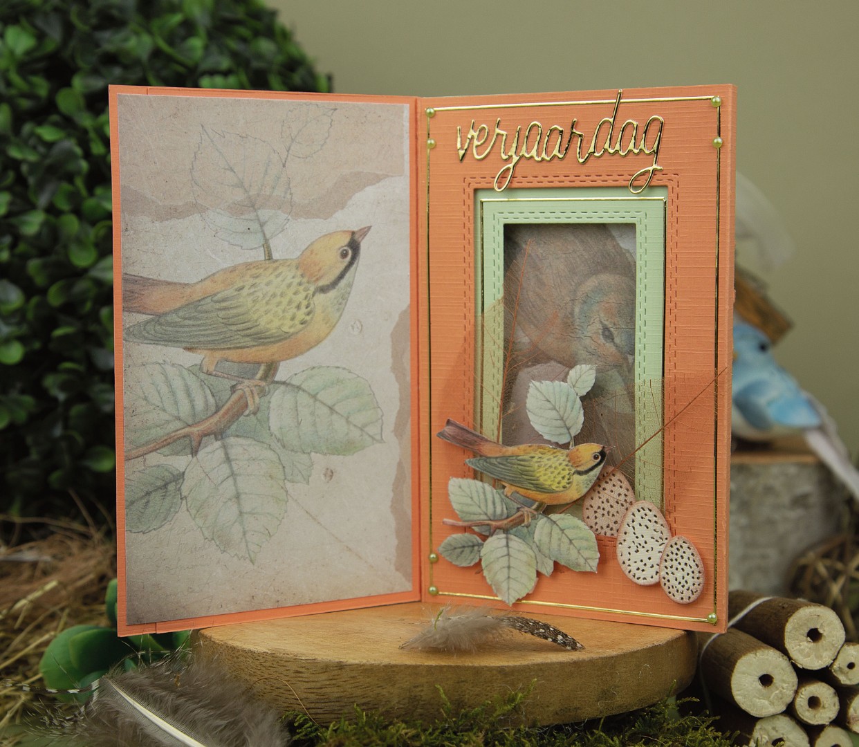 3D Cutting Sheets - Jeanine's Art - Vintage Birds - Birdcage