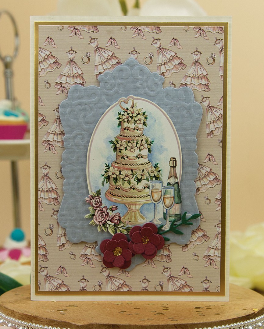3D Cutting Sheet - Yvonne Creations - Wedding Time - Wedding Cakes