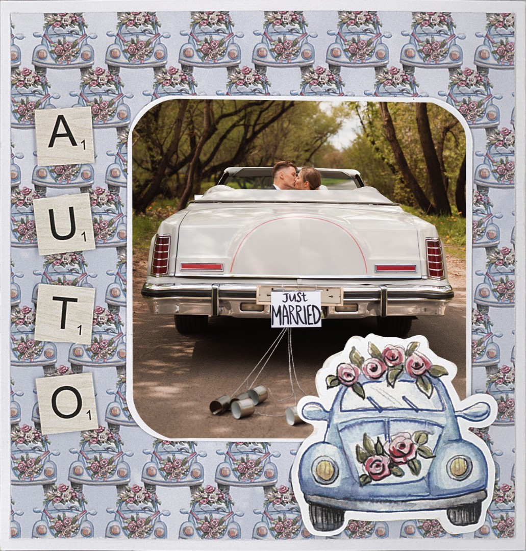 3D Push-Out - Yvonne Creations - Wedding - Wedding Cars