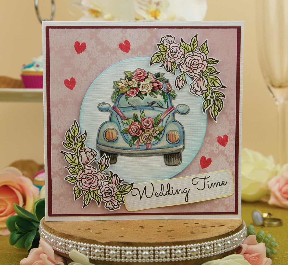 3D Cutting Sheet - Yvonne Creations - Wedding Time - Wedding Cars