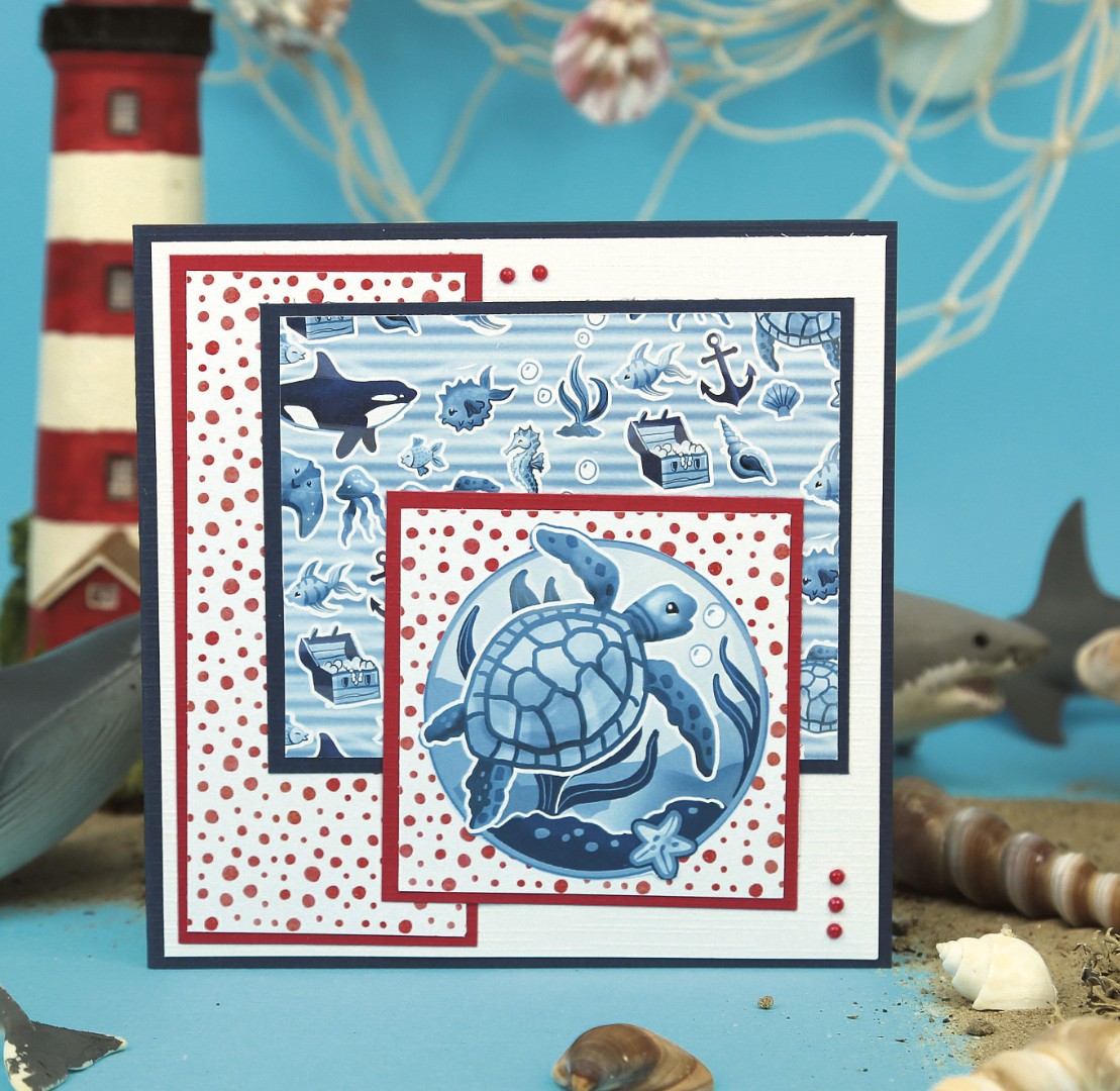 3D Cutting Sheets - Yvonne Creations - Blue Ocean