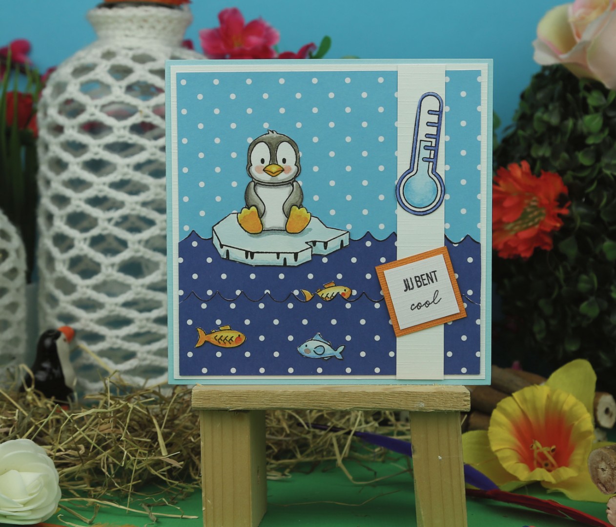 Designed by Anna - Mix and Match Clear Stamps - Patrick Penguin