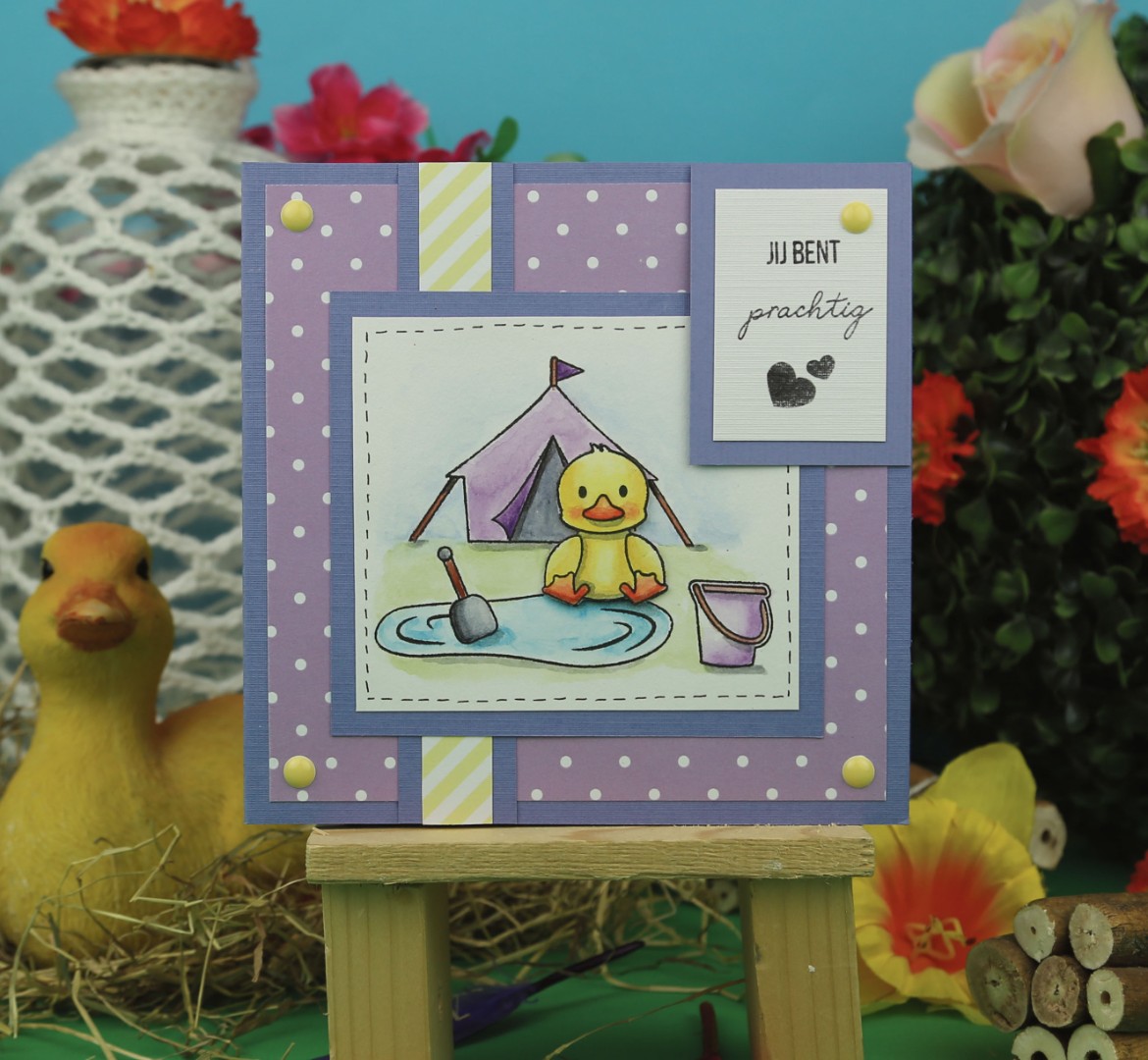 Designed by Anna - Mix and Match Clear Stamps - Dean Duck