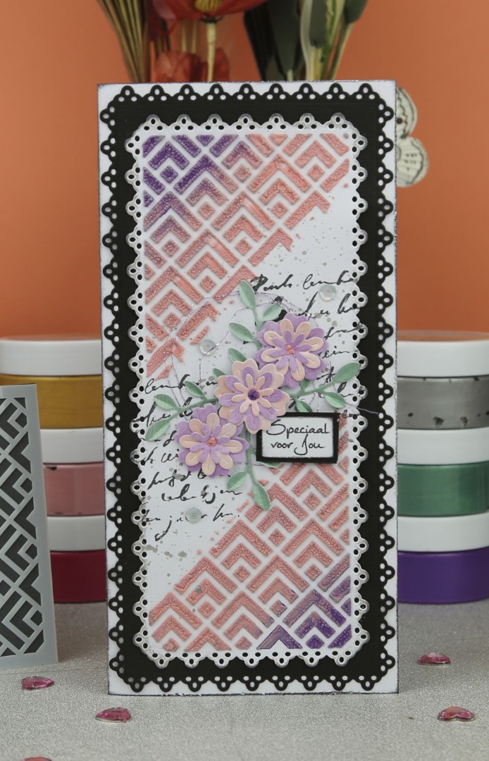 Card Deco Essentials - Mixed Media Stencil - Blocks