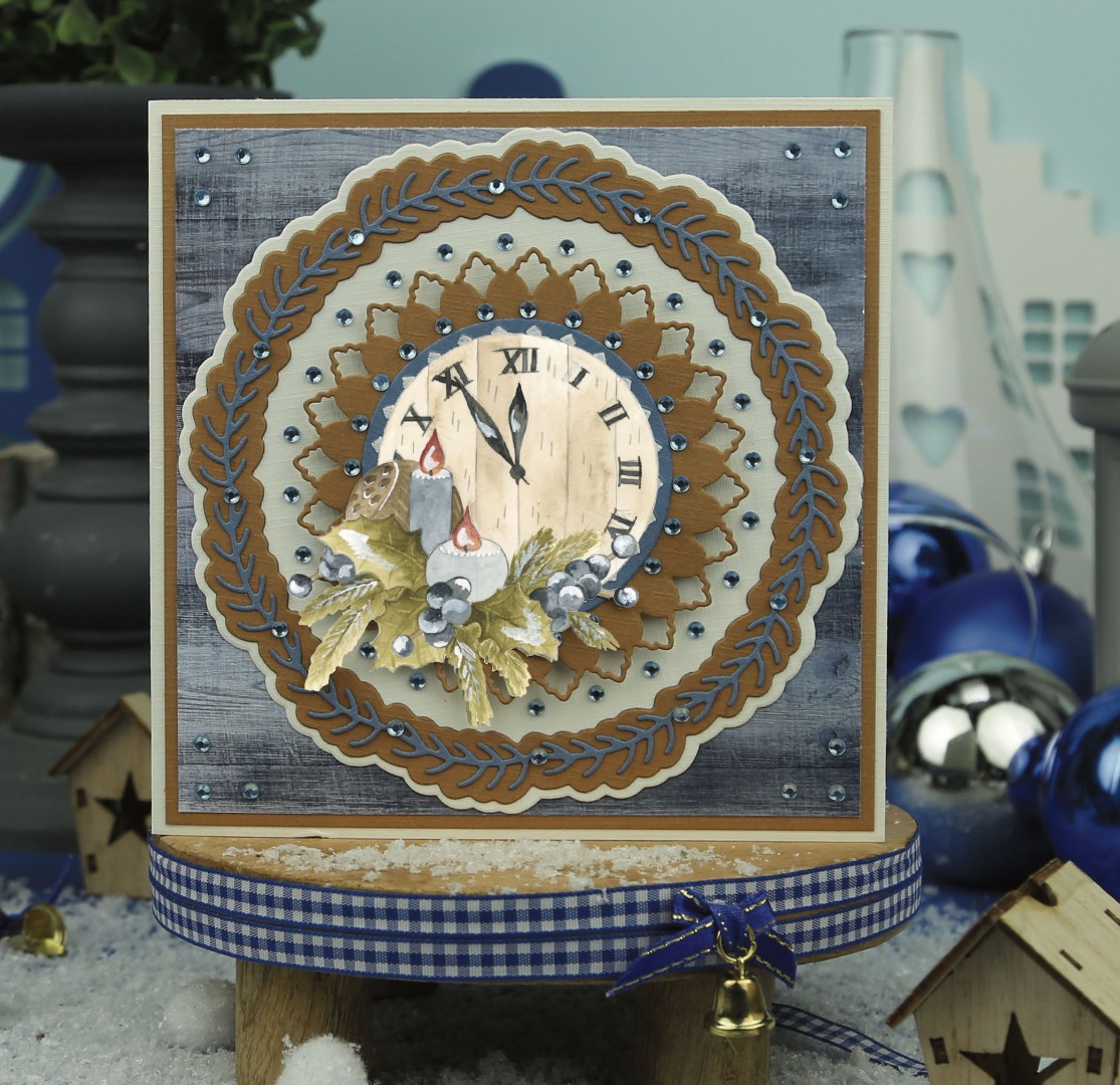 Dies - Precious Marieke - Christmas Blues - Holly Circle