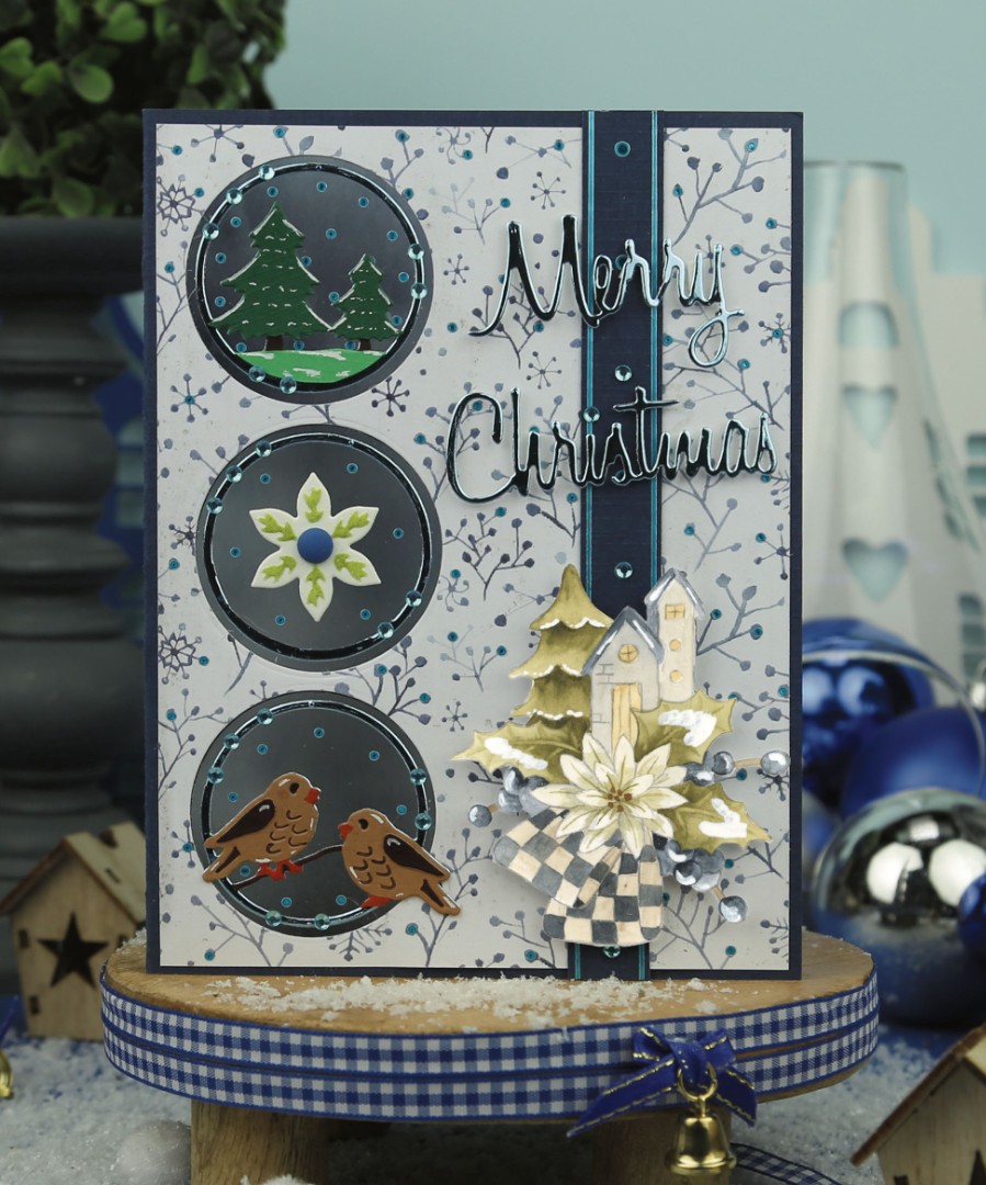 Dies - Precious Marieke - Christmas Blues - Christmas Baubles