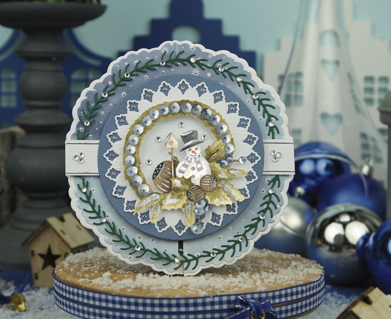Dies - Precious Marieke - Christmas Blues - Holly Circle