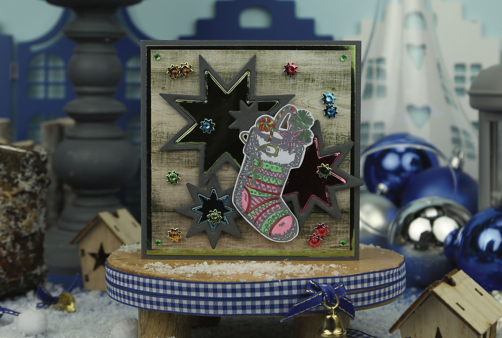 Card Deco Essentials - Clear Stamp - Stocking