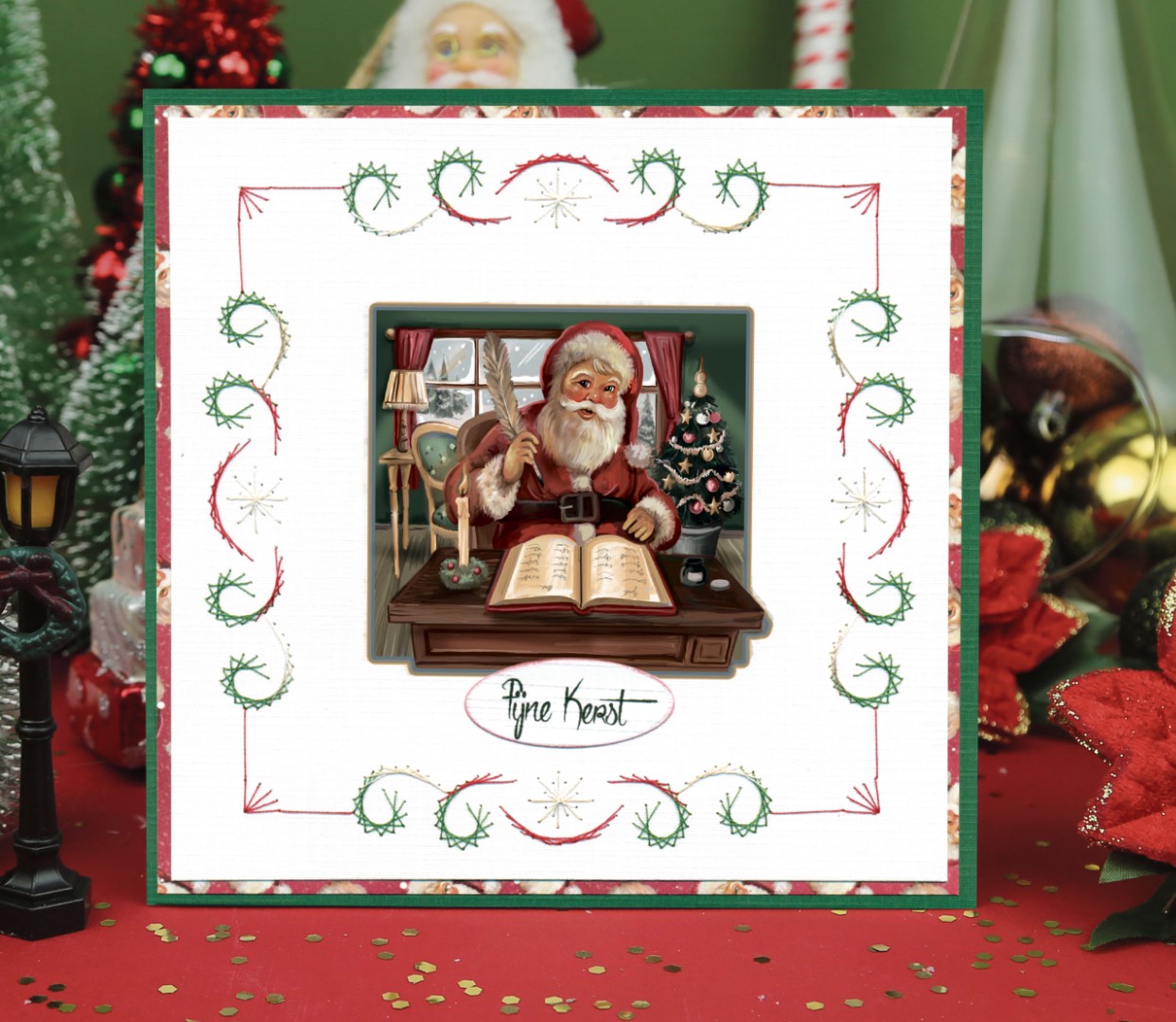 3D Cutting Sheet - Amy Design - Snowy Christmas - Snowy Santa