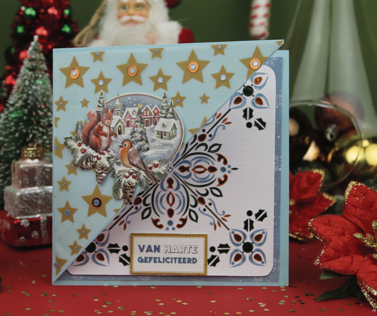 Card Deco Essentials - Vellum - Stars Gold