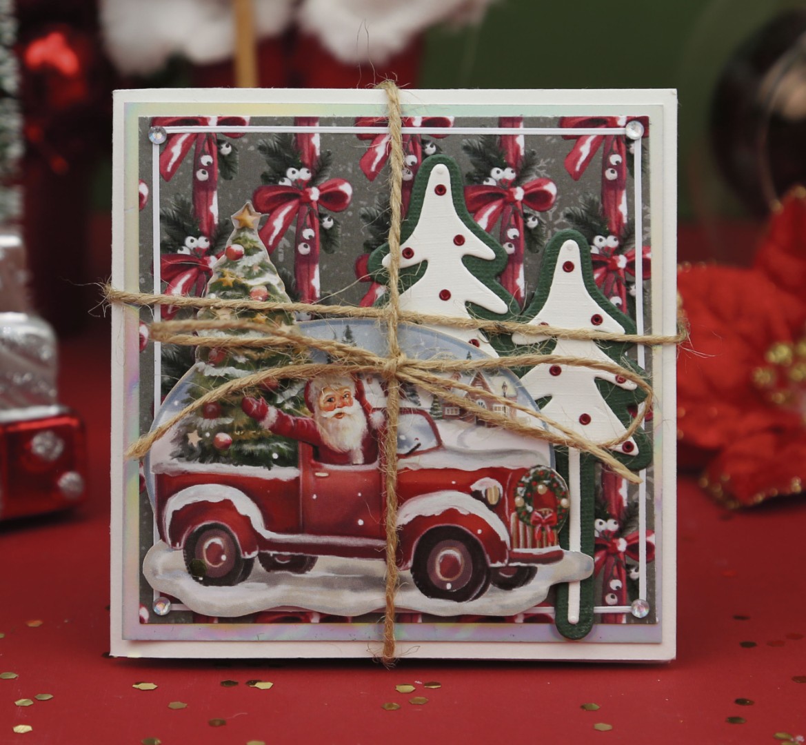 3D Cutting Sheet - Amy Design - Snowy Christmas - Snowy Train