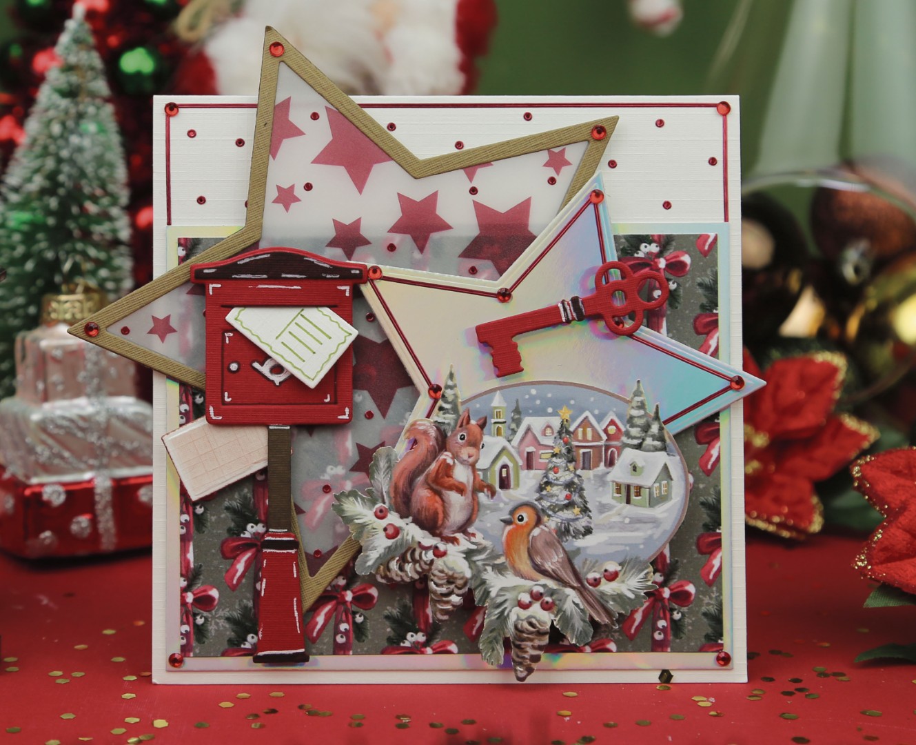 3D Cutting Sheet - Amy Design - Snowy Christmas - Mini