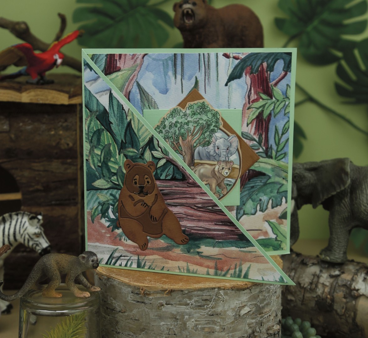 3D Cutting Sheet - Yvonne Creations - Zoo Lion