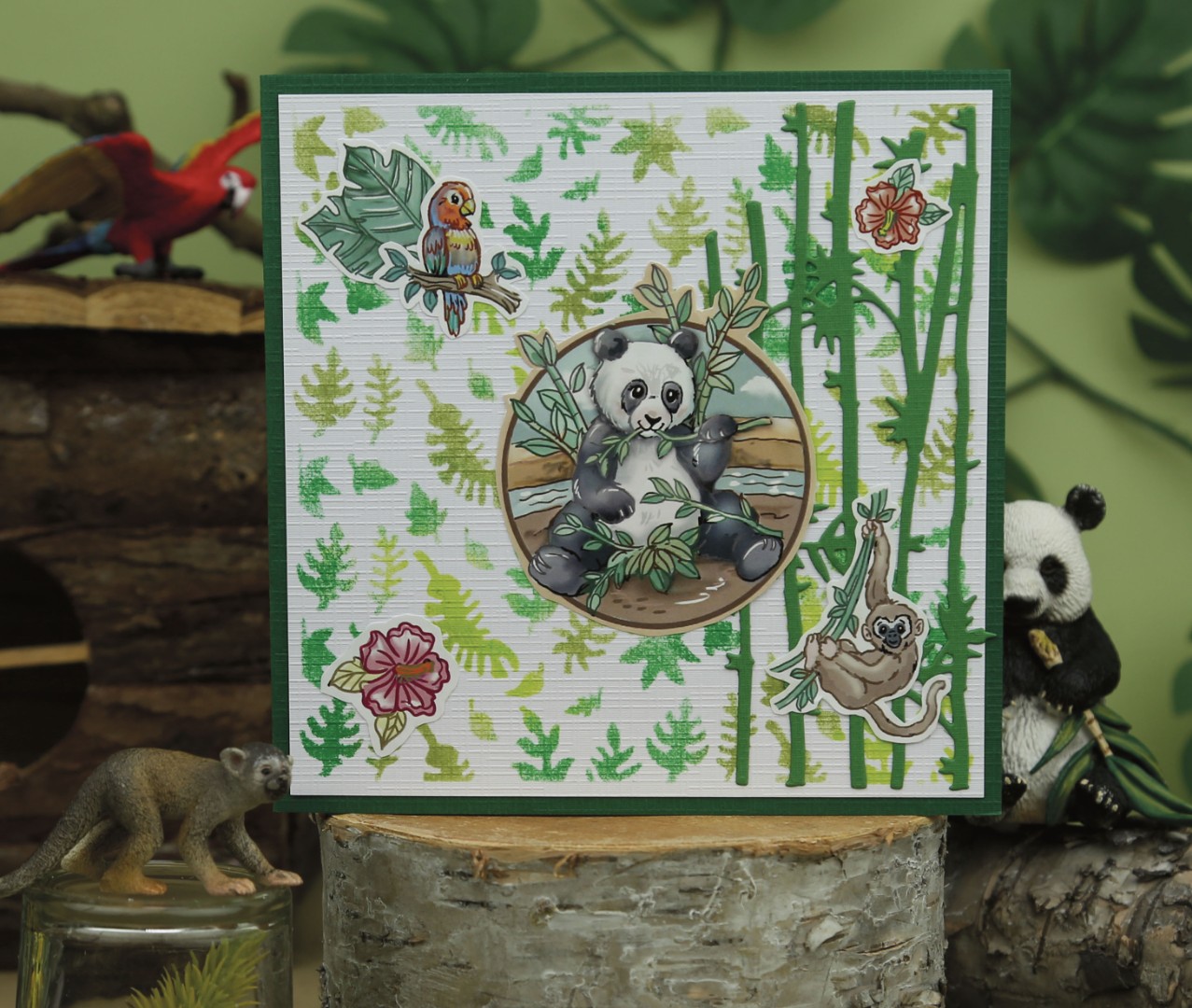 3D Cutting Sheet - Yvonne Creations - Zoo Panda