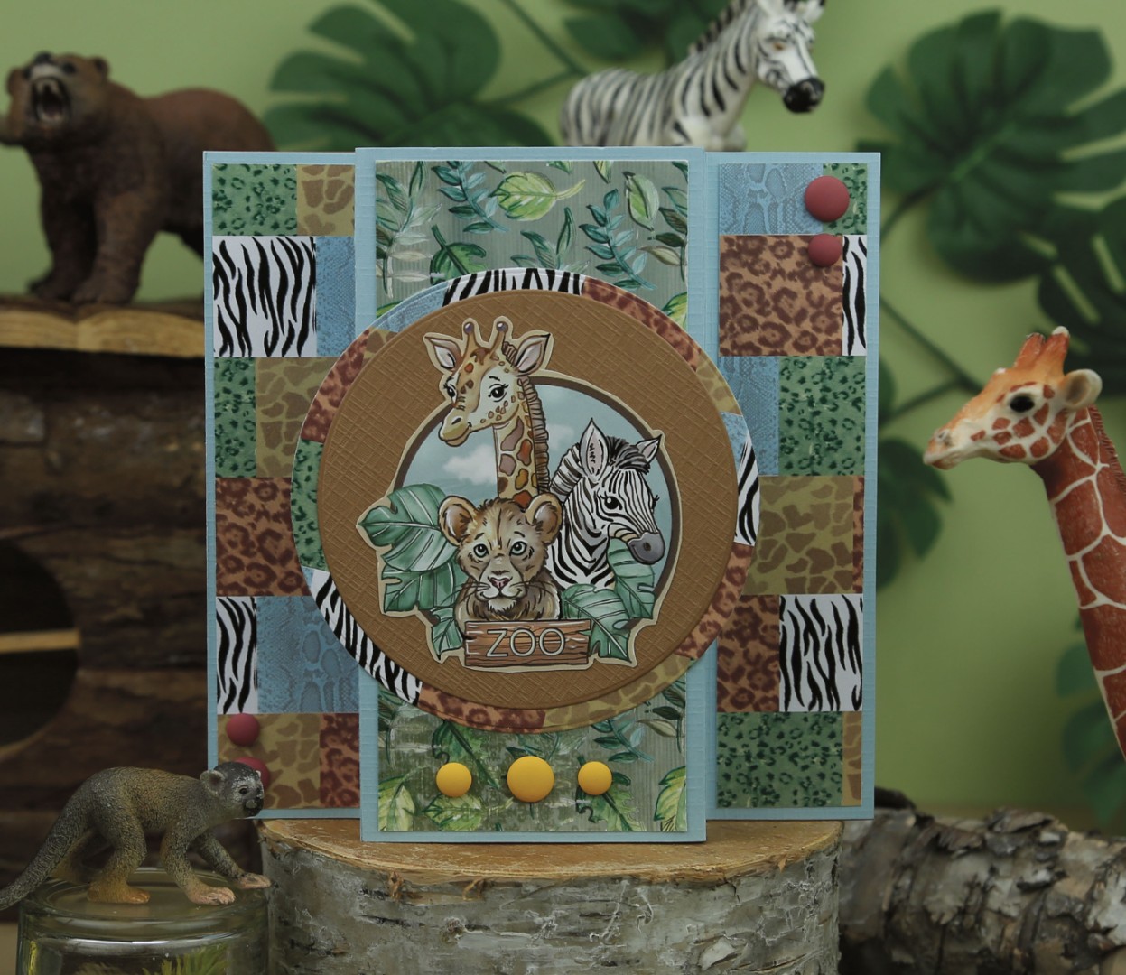 3D Cutting Sheet - Yvonne Creations - Zoo Panda