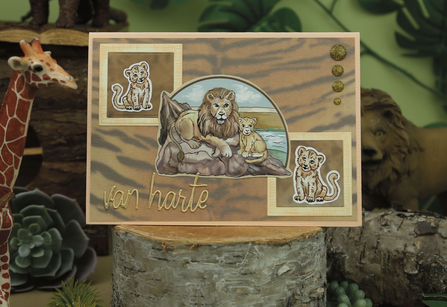 Cutting Sheet - Yvonne Creations - Small Elements Zoo A