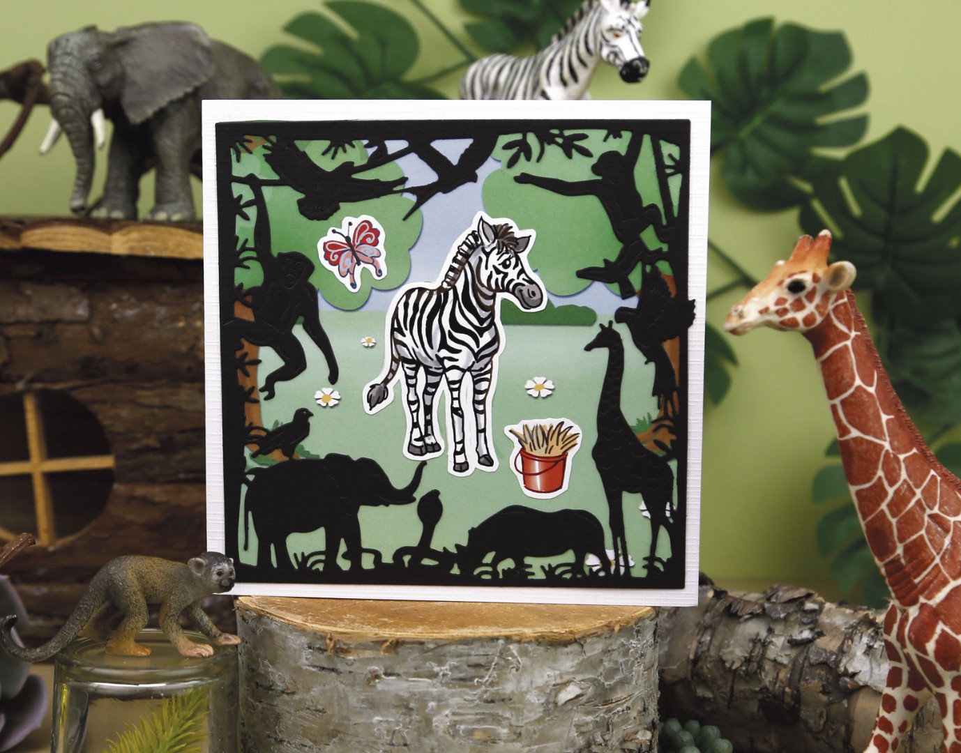 Cutting Sheet - Yvonne Creations - Small Elements Zoo B