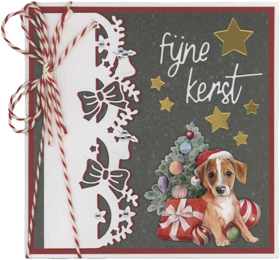 3D Cutting Sheet - Jeanine's Art - Cute Christmas Pets (GRATIS BIJ HJ 223)