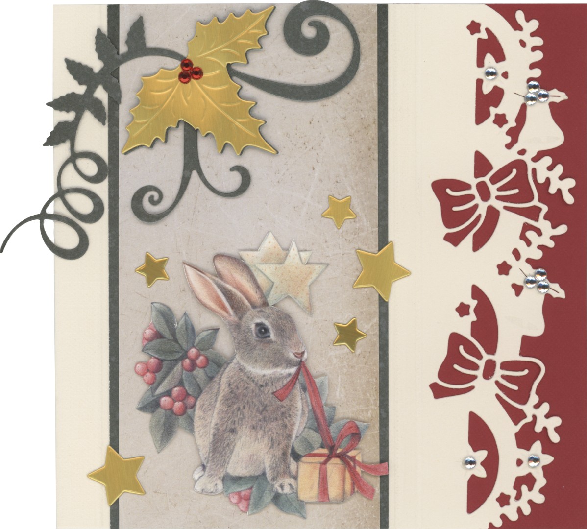3D Cutting Sheet - Jeanine's Art - Cute Christmas Pets (GRATIS BIJ HJ 223)