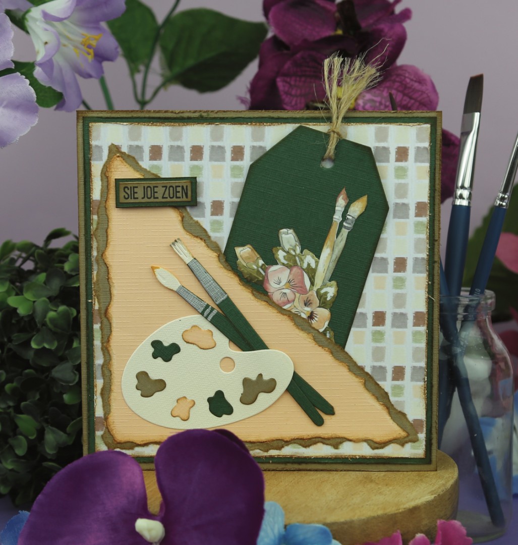 Dies - Precious Marieke - Painted Pansies - Painting Set