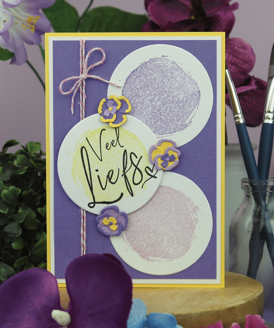Paperpack - Precious Marieke - Painted Pansies