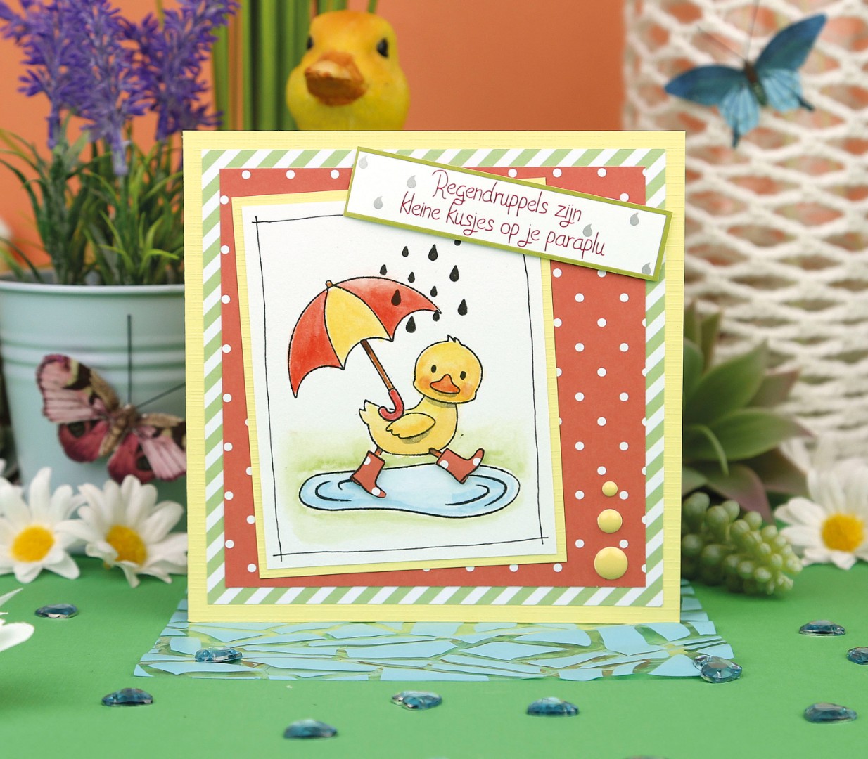 Designed by Anna - Mix and Match Clear Stamps - Dean Duck