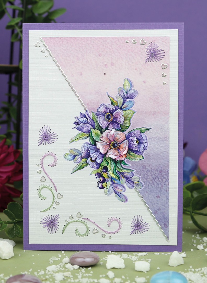 3D Cutting Sheets - Yvonne Creations - Very Purple - Blueberries